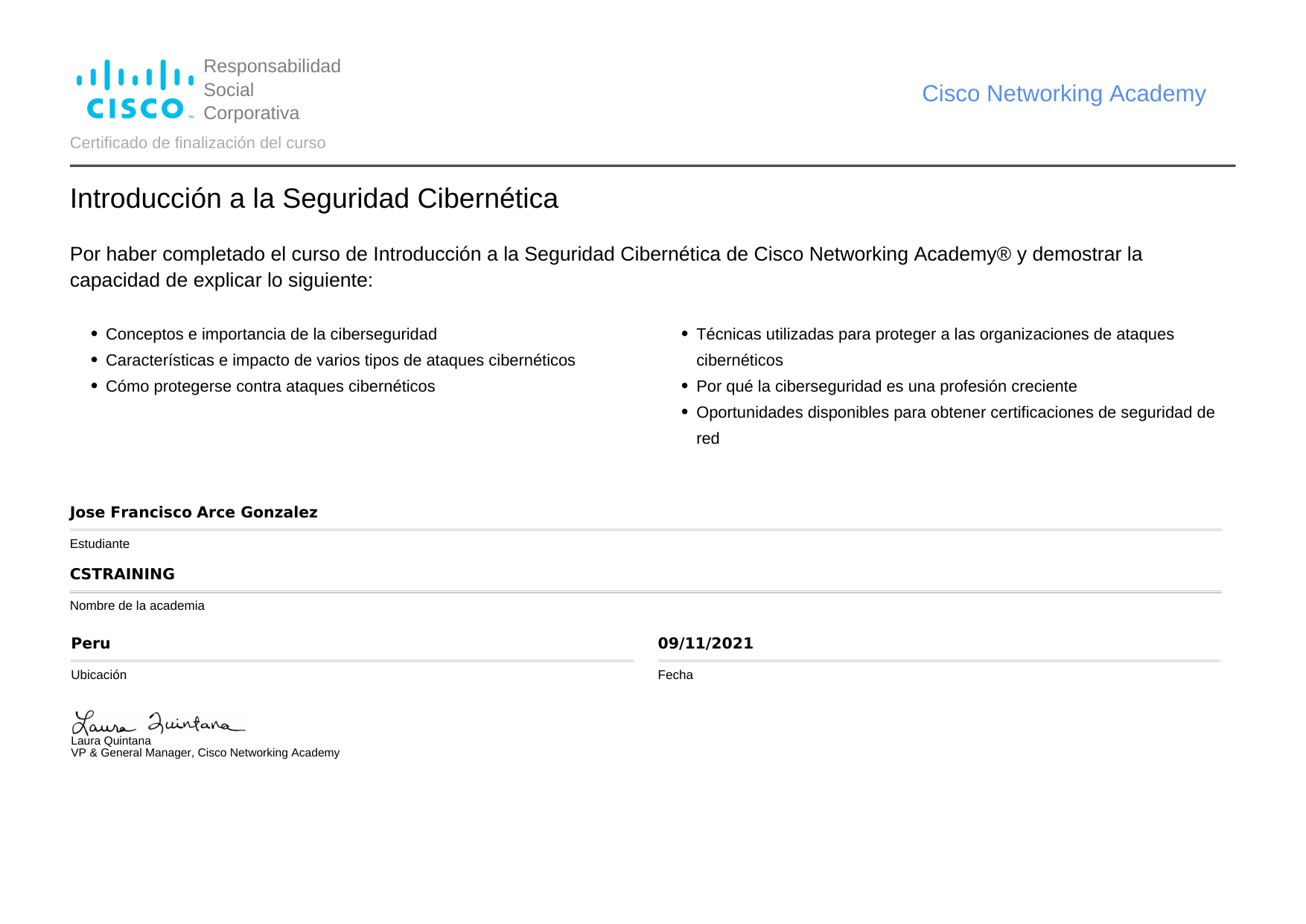 Introducción a la Seguridad Cibernética